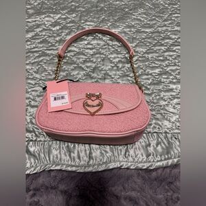 Juicy Couture Pink Clay Precious Moments NWT 
Flap Shoulder Bag